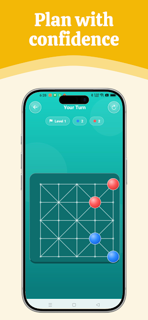 Line Guti - Capture Board Game Screenshot 1