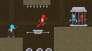 Stickman Duo - Fire And Water screenshot 5