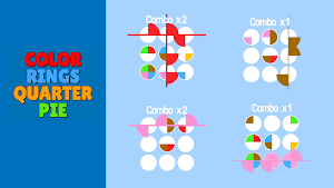 Color Rings Quarter Pie Screenshot 1