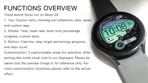 Large LCD For Wear OS Screenshot 2