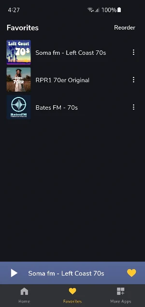70s Radio Screenshot 2