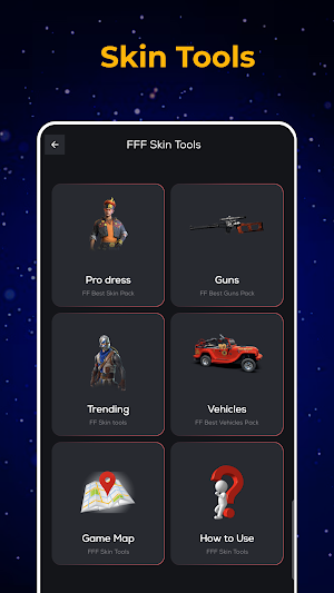 FFFF Skin Tool: Emote & Bundle Screenshot 1