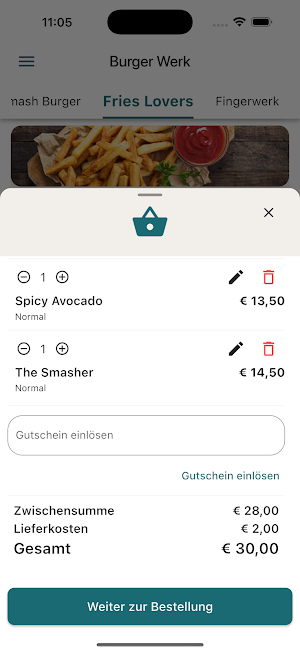 Burger Werk Tirol Screenshot 2
