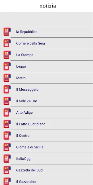 giornali italiani Screenshot 1