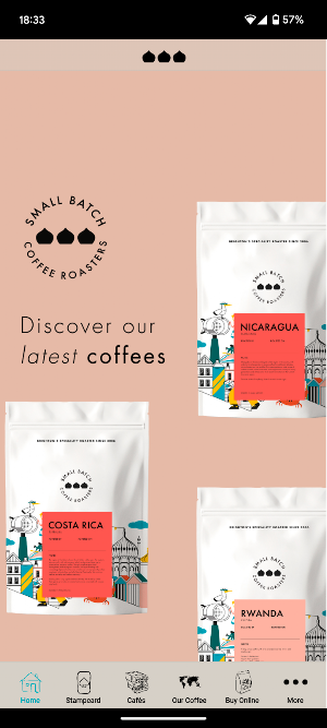 Small Batch Coffee Screenshot 0