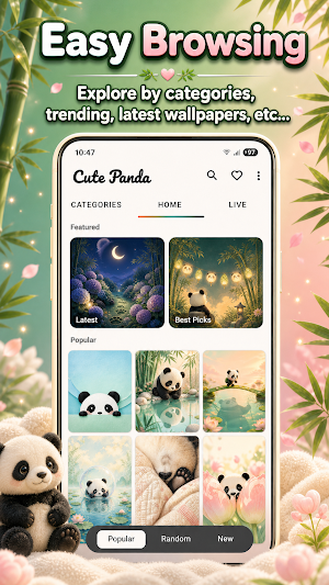 Cute Panda Wallpapers 4K Screenshot 3