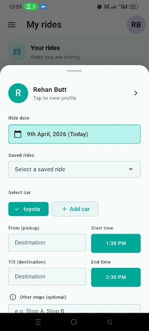CarPool Screenshot 3