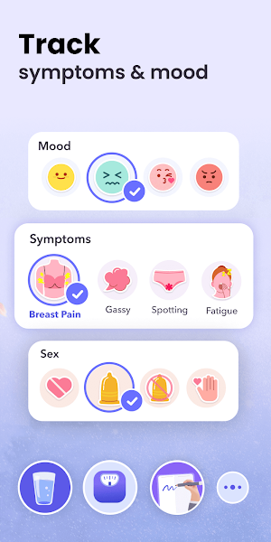 Period Tracker Cycle Calendar Screenshot 3