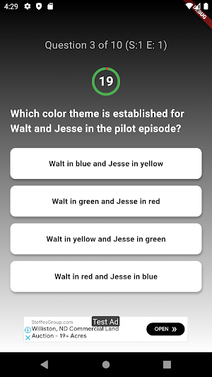 Breaking Bad Trivia Quiz Screenshot 3