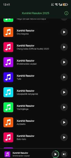 Xurshid Rasulov 2025 Screenshot 1
