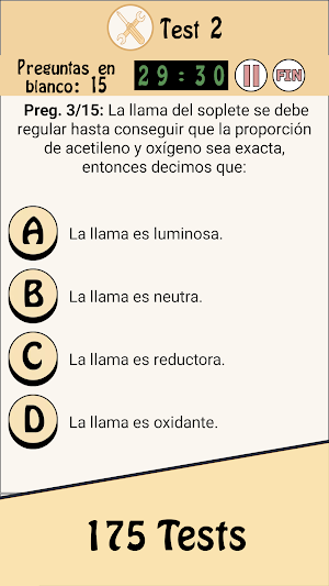 TestOpos Mantenimiento Oficios Screenshot 3