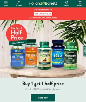 holland and barrett App Screenshot 0