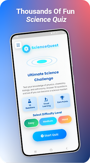 ScienceQuest: Science Quiz Screenshot 1
