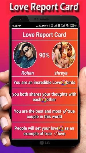 Love calculator by name , Photo Love calculator Screenshot 3