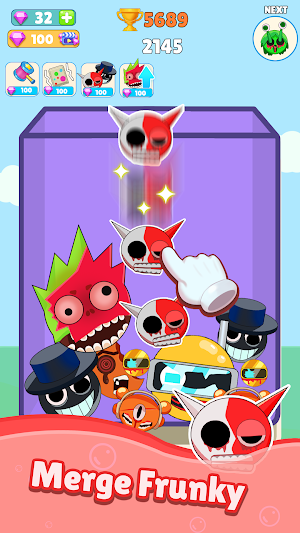 Frunky Merge: Drop Game Screenshot 0