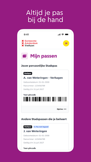 Stadspas Amsterdam Screenshot 0