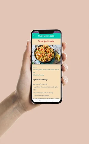 easy paella recipe Screenshot 2