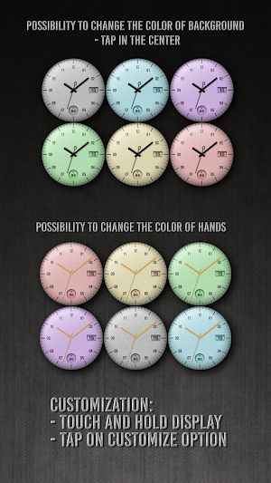 PWW19 - Analog Watch Face Screenshot 1