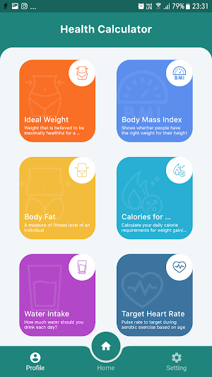 Maulaji Health Calculator Screenshot 3