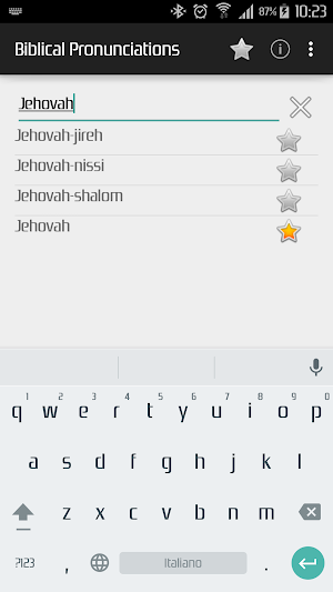 Biblical Pronunciations Screenshot 0