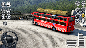 City Coach Bus Driving Adventure : Coach Bus Games Screenshot 1