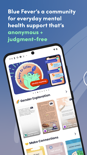 Blue Fever - Self Care Support Screenshot 0