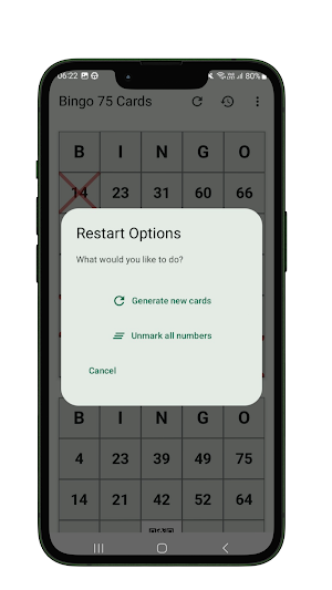 Bingo Cards Screenshot 1