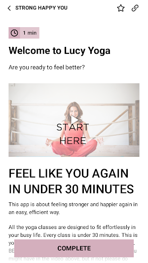 LUCY YOGA Screenshot 1