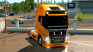 Euro truck sim truck driver 3d Screenshot 0