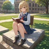 Anime School Girl Story