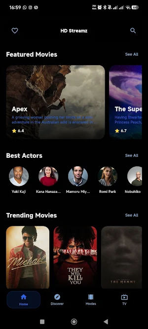 Streamz HD- Filmes & TV Shows Screenshot 1