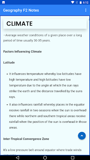 Geography form 2 notes screenshot 2