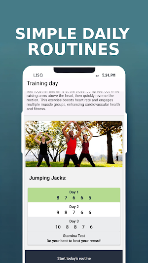 Jumping Jacks Challenge Screenshot 2