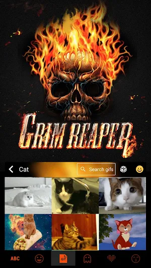 Grim Reaper Keyboard Theme Screenshot 3