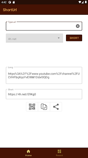 Short Url Screenshot 1