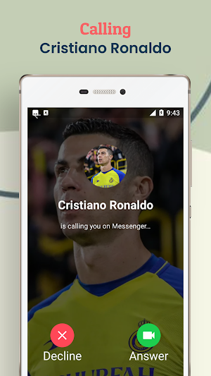 Cristiano Ronaldo Fake Call Screenshot 2
