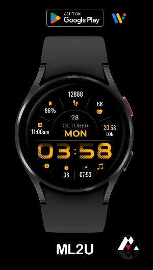 ML2U 127 Watch Face Screenshot 3