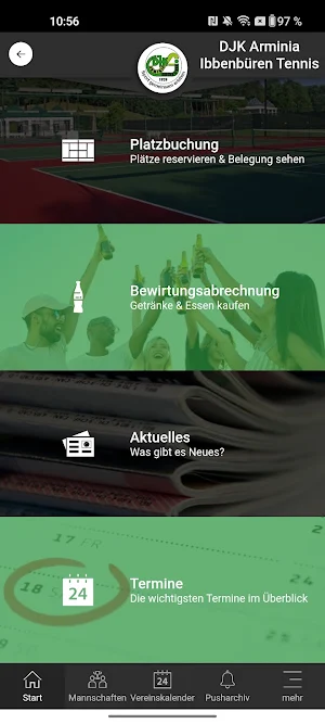 DJK Arminia Ibbenbüren Tennis Screenshot 3