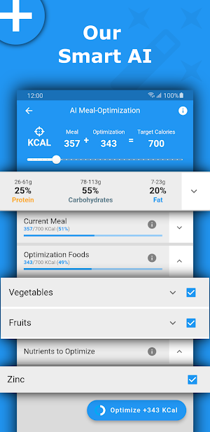 nutriAIve: Nutrition Optimizer Screenshot 2