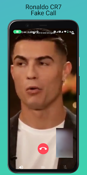 Ronaldo CR7 + Fake Call Screenshot 1