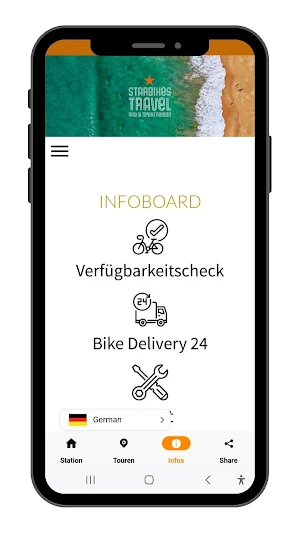 Starbikes - Rennradvermietung Screenshot 2