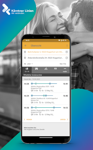 Kärntner Linien 2.0 Screenshot 2