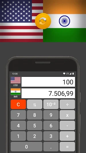 US Dollar / Indian Rupee Screenshot 0