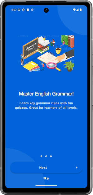 Grammar Skills Quiz Master Screenshot 1