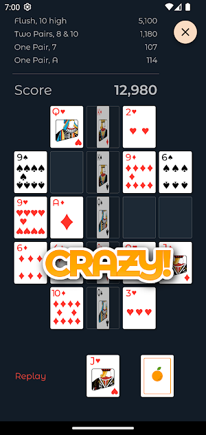 CardLine Puzzle - Solitaire Screenshot 1