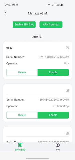 Zyxel NR2111 eSIM Service Screenshot 1