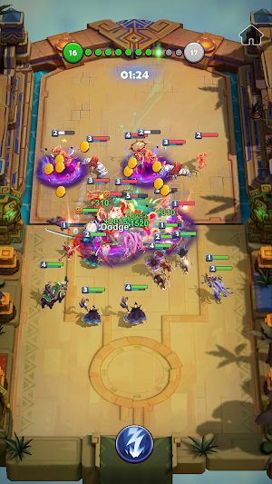 Idle Sky Village - Hero Merge Screenshot 1