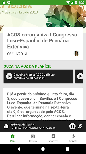 Voz da Planície Screenshot 1