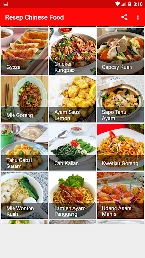 Resep Chinese Food Screenshot 2