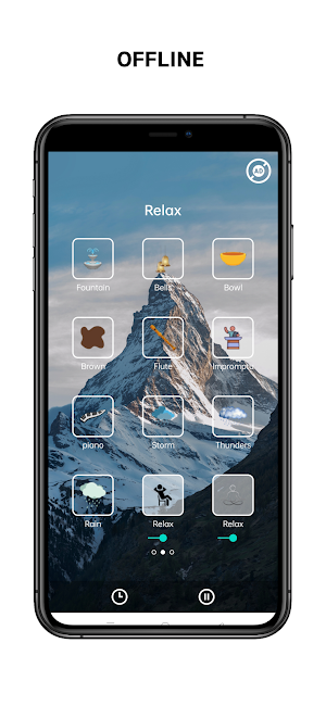 Relax Mountain Sleeping Sounds Screenshot 1